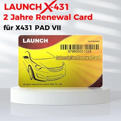 LAUNCH X431 2 Jahre Software Update Service für X431 PAD 7 PAD VII ELITE