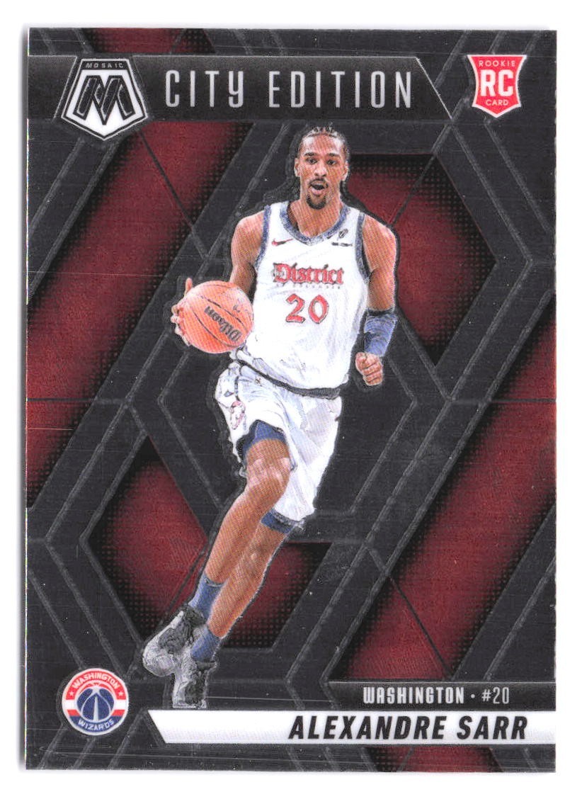 2024-25 Panini Mosaic - City Edition Alexandre Sarr #278 Rookie Alex QTY AVAIL
