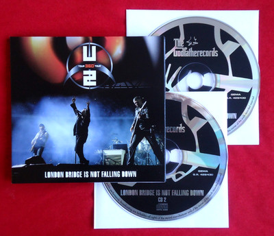 U2 - LONDON BRIDGE IS NOT FALL DOWN - ORIGINAL GODFATHER 1. AUSGABE 2CD NM/EX