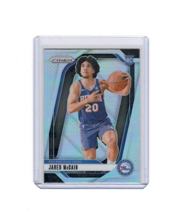 2024-25 Prizm Jared McCain RC Silver Rookie #222 76ers
