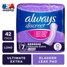 Incontinence Pads, Ultimate Extra Protect Absorbency, Regular L