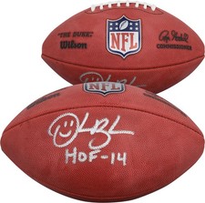 Derrick Brooks Tampa Bay Buccaneers Signed Duke Full Color Football w/HOF Insc
