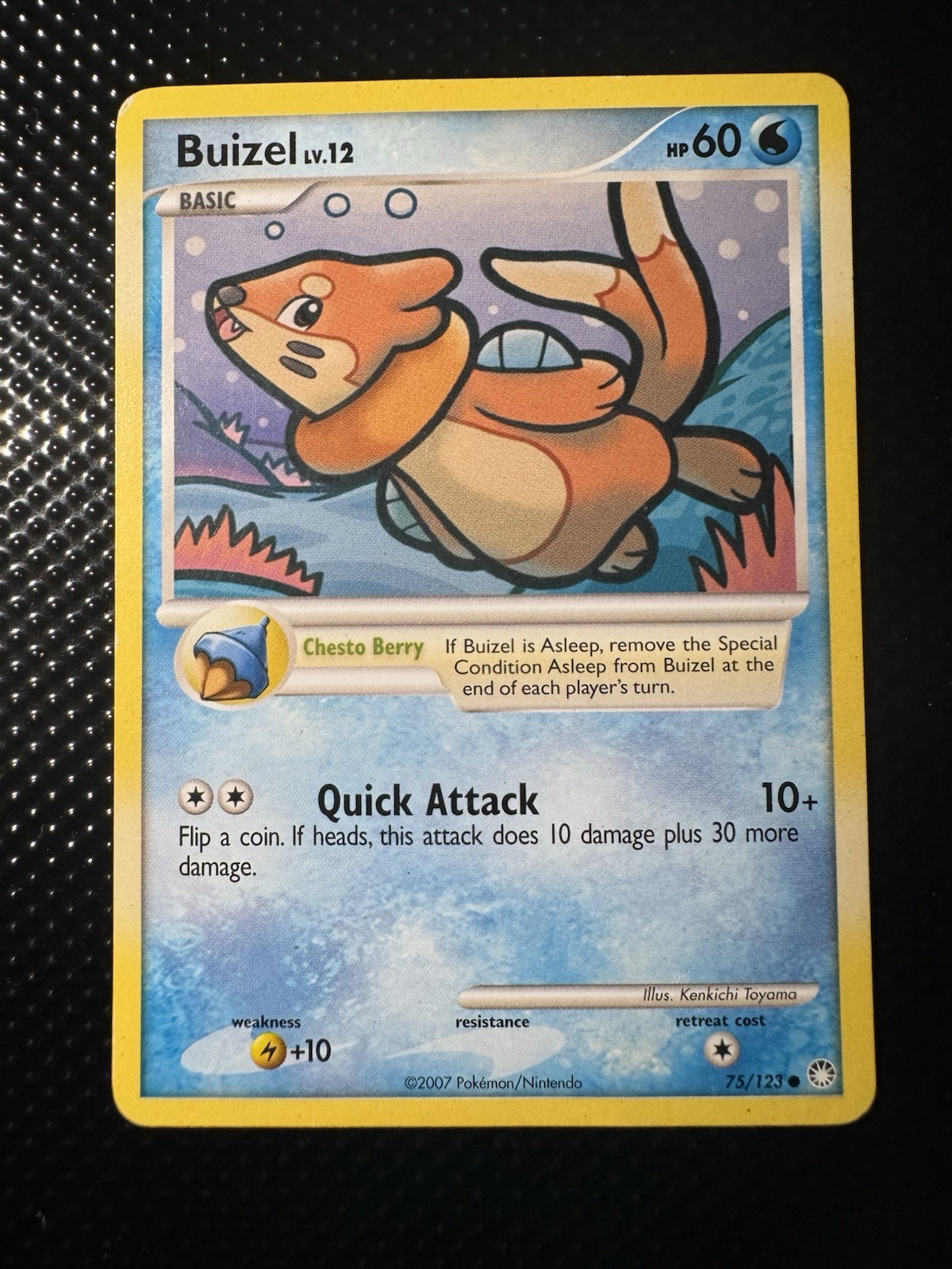 Buizel - 75/123 Mysterious Treasures - Pokémon TCG - 2007