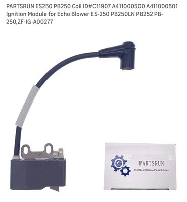 PARTSRUN Ignition Coil For Echo ES250 PB250LN PB252 PB250 Blower A411000500 A411