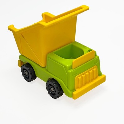 Vintage Fisher-Price Little People Front Dump Truck Vehicle Construction