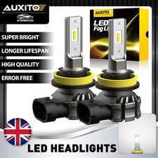 AUXITO 2x H11 H8 H9 LED Headlight Bulbs 100W 6500K 22000LM Canbus Error Free UK