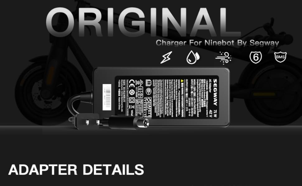 Original Segway Ninebot 42V Charger 1.7A 71W