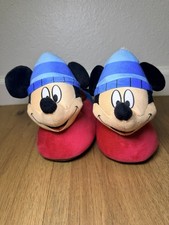 Mickey Mouse Disney Junior Plush Slippers Toddler Size 11/12