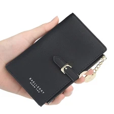 Wallet Womens Small Compact Bifold Leather Pocket Ladies Mini Purse Card Holder