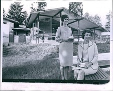 1968 Edward Smith Keith Reid Renton Tour Cottage Coffee Party Women 8X10 Photo