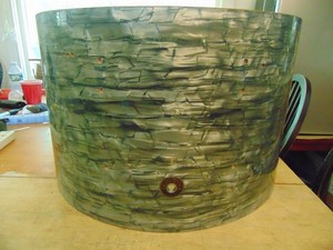 GRETSCH 1960s Vintage 6 Ply 22" Bass Drum Shell with Round Badge EXCELLENT !!!