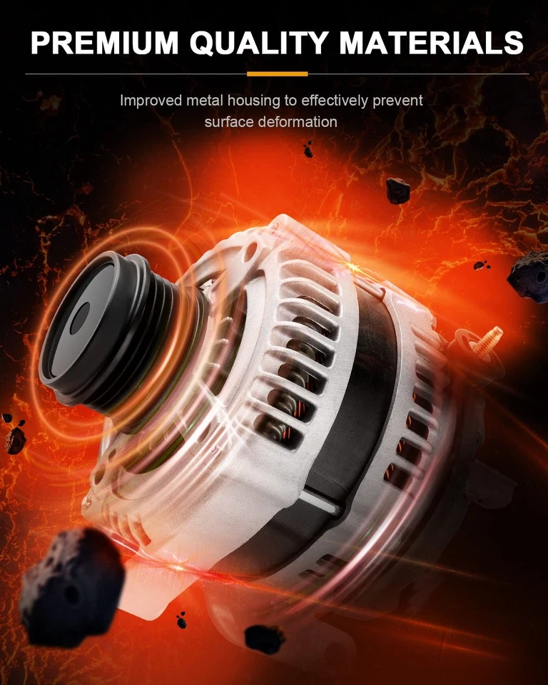 Alternador para Chrysler Town & Country Voyager Dodge Caravan 2001-2007 13870 Foto 2 de 4