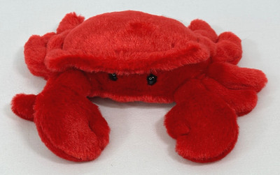 Aurora RED CRAB 8'' Plush Stuffed Animal Toy Soft Floppy Coastal Ocean Sea Life