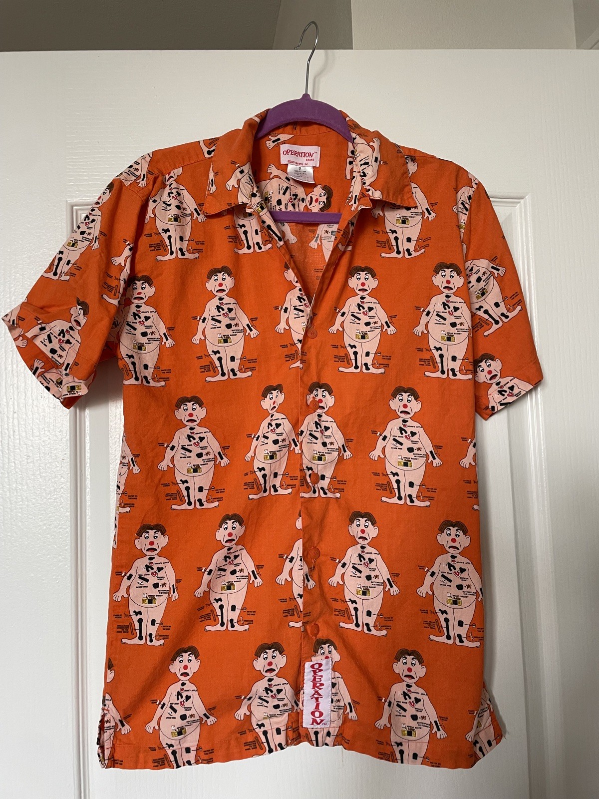 Size S Mens Short Sleeve Button Shirt