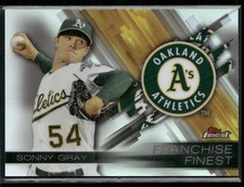 Sonny Gray 2016 Finest Franchise Finest #FF-SG Oakland Athletics