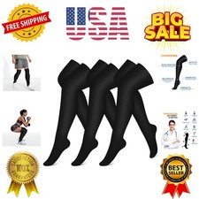 Compression Socks 3 Pairs Knee High Compression Sock for Women  Men Stocking...