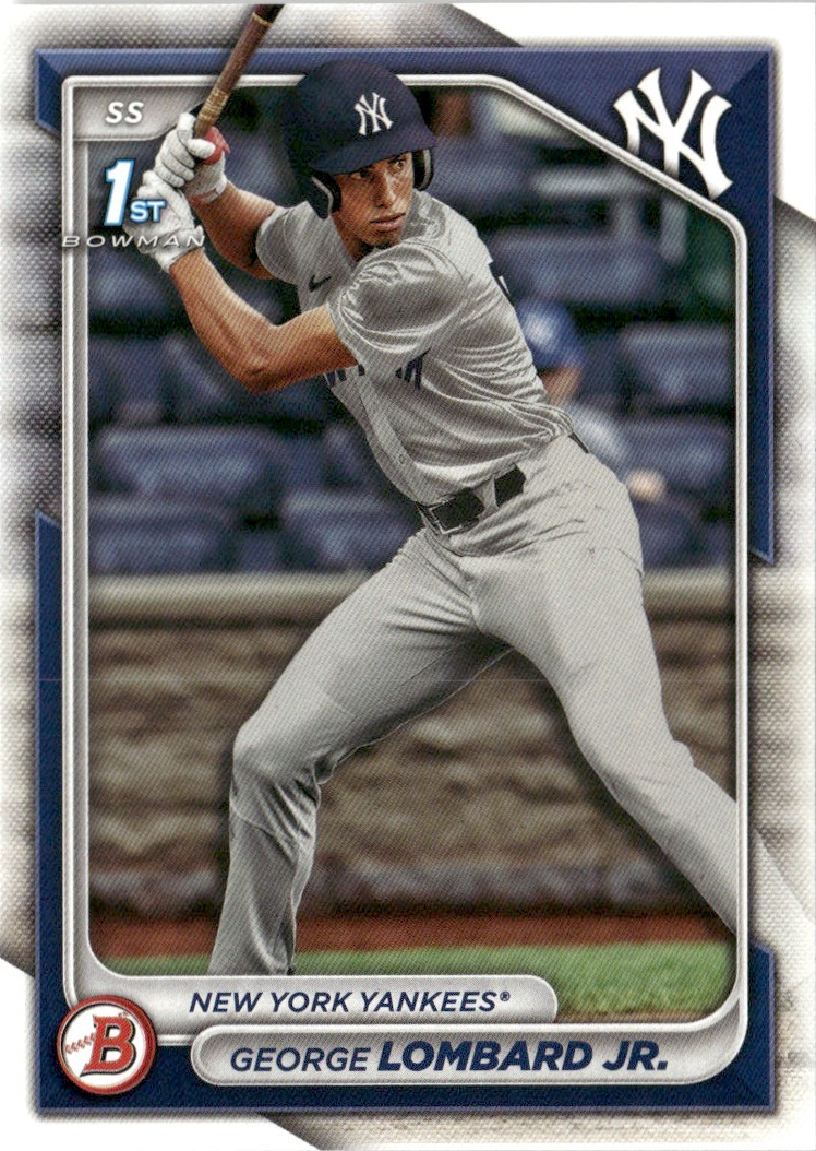 2024 Bowman Prospects 1st Paper Baseball Card George Lombard Jr. New York