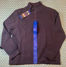 Banana Republic Men s NWT Blue Quarter Zip Sweatshirt Large