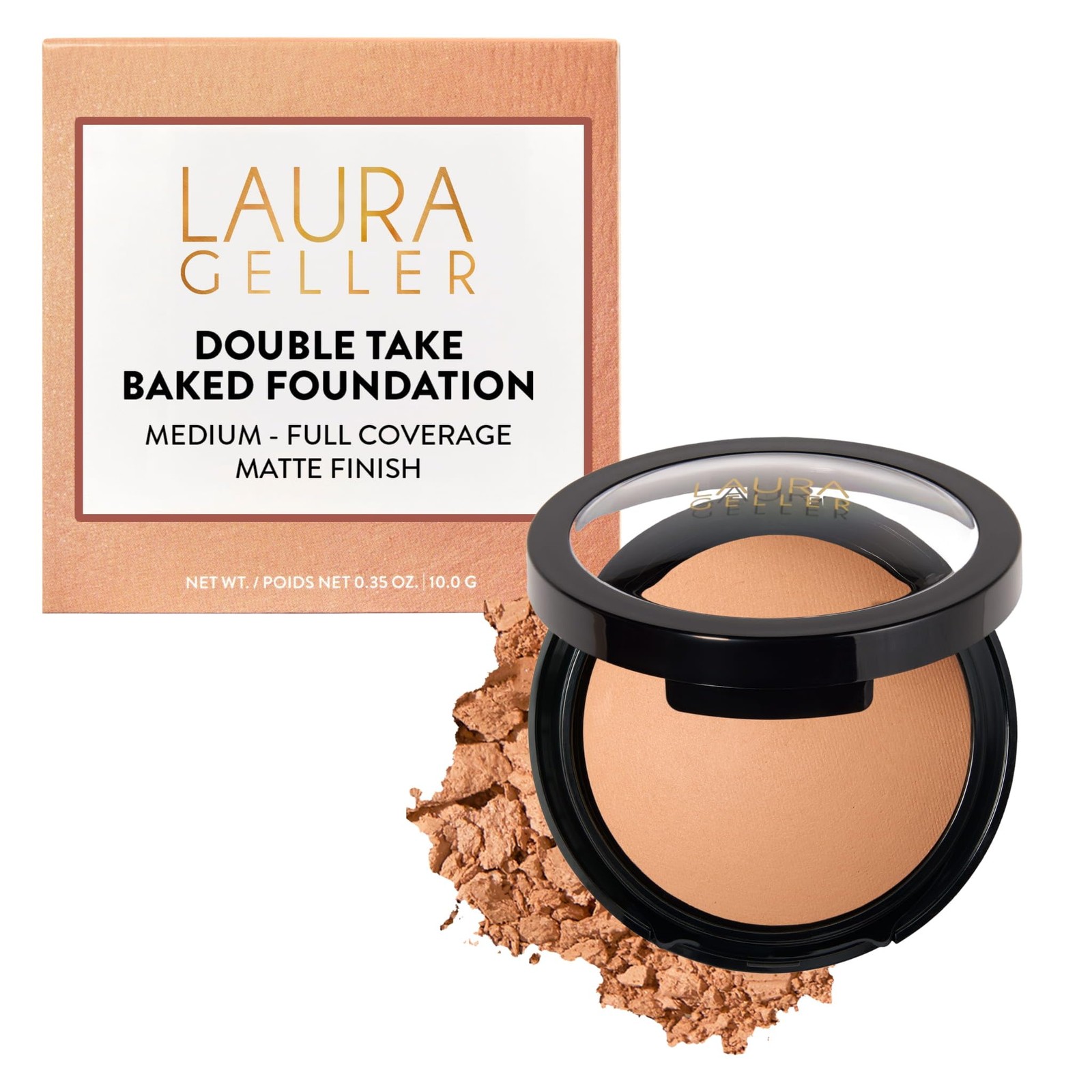 LAURA GELLER NEW YORK Baked Double Take Powder Foundation Medium Buildable