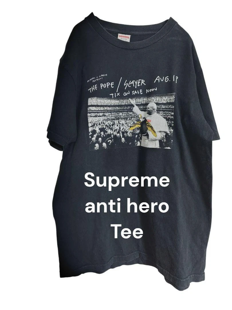 Supreme Men M Antihero Pope Tee Iconic Streetwear Rare Limited Occasion USA