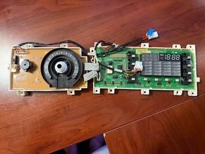 LG Dryer Display Control Board, PCB - EBR7487990, with New Harness & Sensor