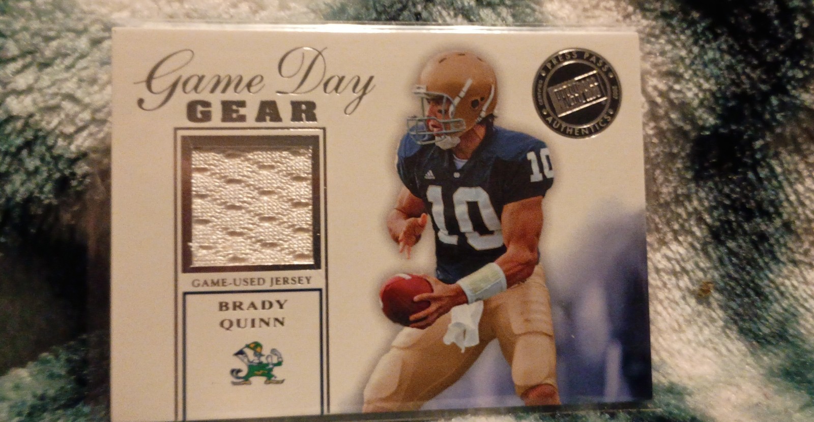 Brady Quinn Bowman Sterling #BQ Autograph-Gold Refractor