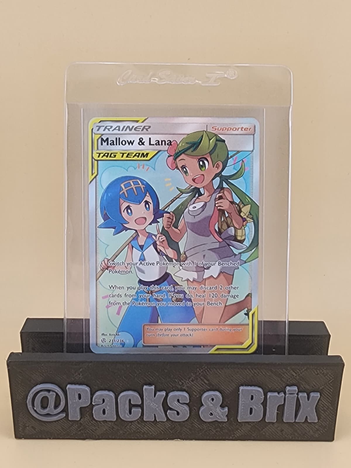 Mallow & Lana (Full Art) 231/236 Sm-Cosmic Eclipse Holo Near Mint (NM)