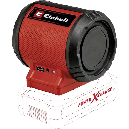 Einhell Power X-Change TC-SR 18 Li BT - Solo Bluetooth® Lautsprecher AUX, USB...