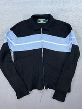 Vintage 525 Made in America Women Jacket Black Blue Size O/S Small