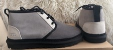 NEW MENS UGG NEUMEL MASHUP CHUKKA BOOT GREY/BLACK SUEDE SIZE 8 fits Women 9 