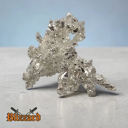 6.15g .999 Fine Crystalline Silver Specimens + Display Case - Super Cool Refined