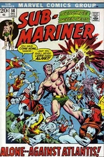 Sub-Mariner, The (Vol. 2) #56 FN; Marvel | December 1972 Namor - w/Bag+Board