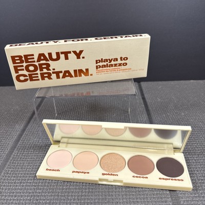 Eyeshadow Palette Beauty For Certain Playa to Palazzo Full Size New In Box