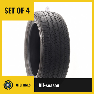 Set of (4) Used 275/50R22 Bridgestone Alenza A/S 02 111T - 7.5-9/32 (O23E)