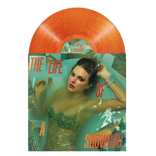 Taylor Swift - The Life Of A Showgirl - Portofino Orange Glitter Vinyl - New