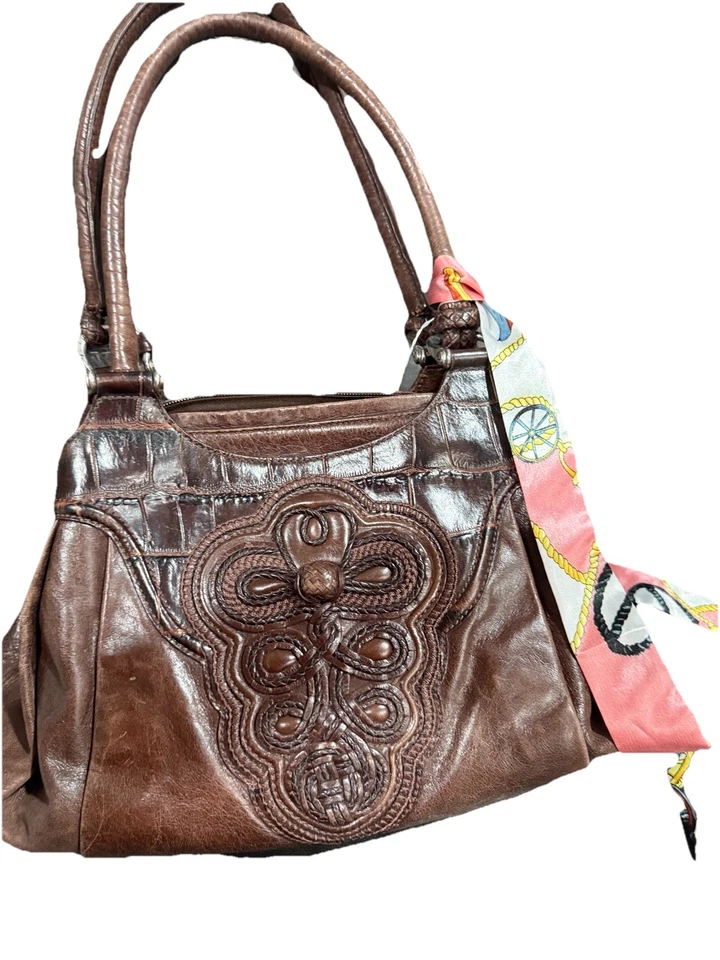 Cartera Brighton Katarina 3D Cuero Obra Maestra Colección Bolso de Hombro Marrón Foto 4 de 4