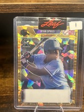 2021 Leaf Trinity Ryan Spikes 1/1 Gold Unsigned