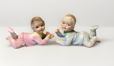 A Pair Of Vintage Piano Babies Made By Nielsen s