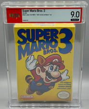 Super Mario Bros 3 Nintendo NES Right Bros Oval SOQ Sealed New PSA 9.0 A Graded