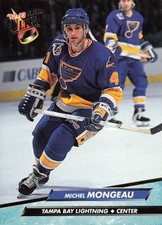 MICHEL MONGEAU 1992-93 Fleer Ultra #203 Tampa Bay Lightning C Hockey Card