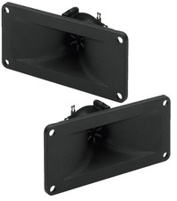COPPIA TWEETER A TROMBA PIEZOELETTRICO 150Wx2 ACUTI PIEZO ELETTRICI 14,5 X 6,7cm