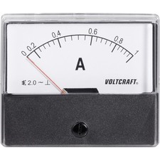 VOLTCRAFT AM-70X60/1A AM-70X60/1A Einbau-Messger&auml;t AM-70X60/1A  1 A Dreheisen