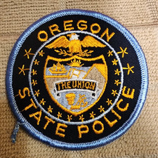 OR Oregon State Police Patch(3in diameter)