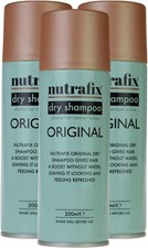 3x Nutrafix - Dry Shampoo – Original - Instant Freshness & Oil Control - 200ml 11.65 per litre