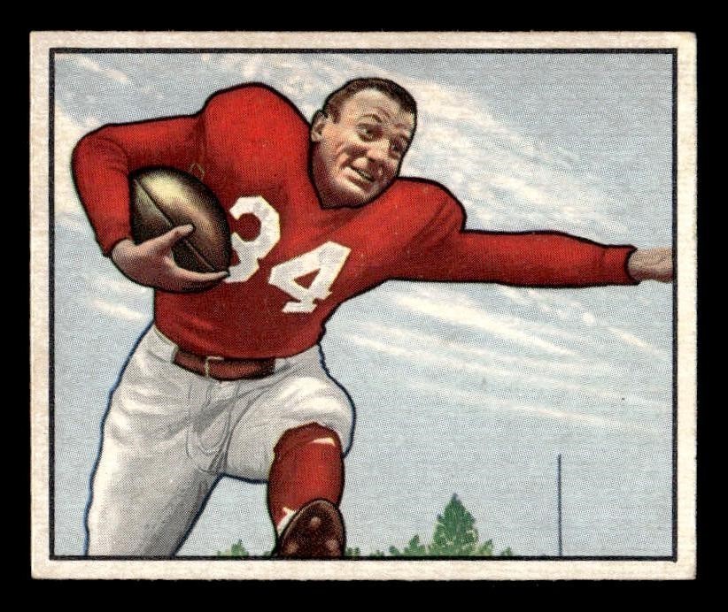 Pat Harder #93 (Football Cards 1950 Bowman) — is it worth grading?