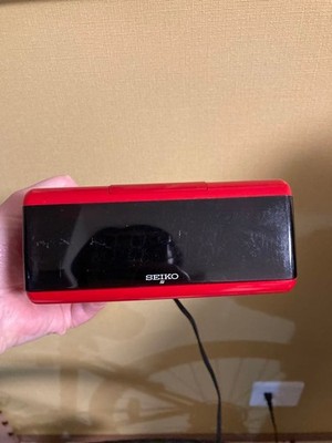 SEIKO Digital Alarm Clock Flip Red Display Vintage Used | eBay