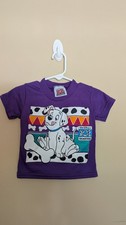 VINTAGE Disney Kids Youth Size 10x12 101 Dalmatians Print T-Shirt