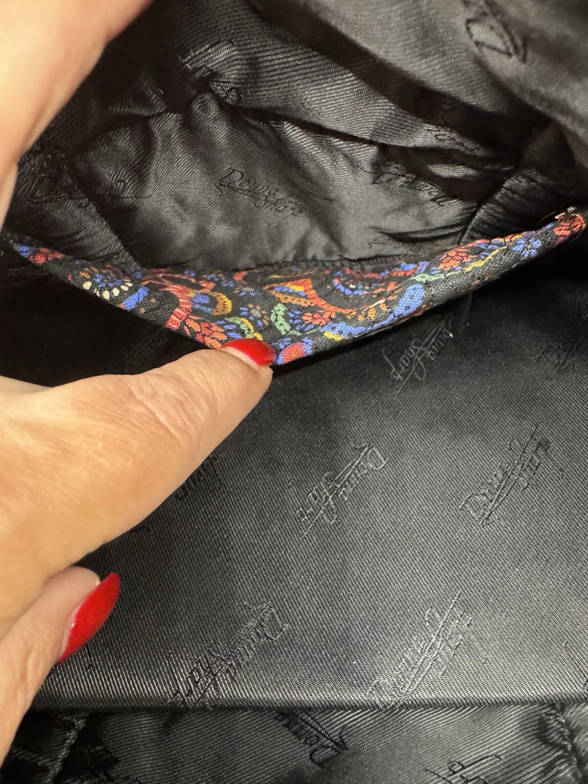 Donna Sharp Small Duffle Hangbag - Quilted Patchw… - image 13