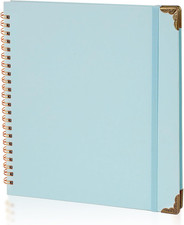 Scrapbook 80 Pages, Scrapbooking Supplies 8 x 8 In, Scrapbook Album Suitable for