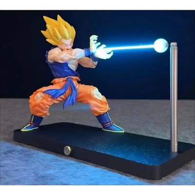 Dragon Ball Z Goku Kamehameha Magnetic Touchs Night Light - Levitating Desk Lamp